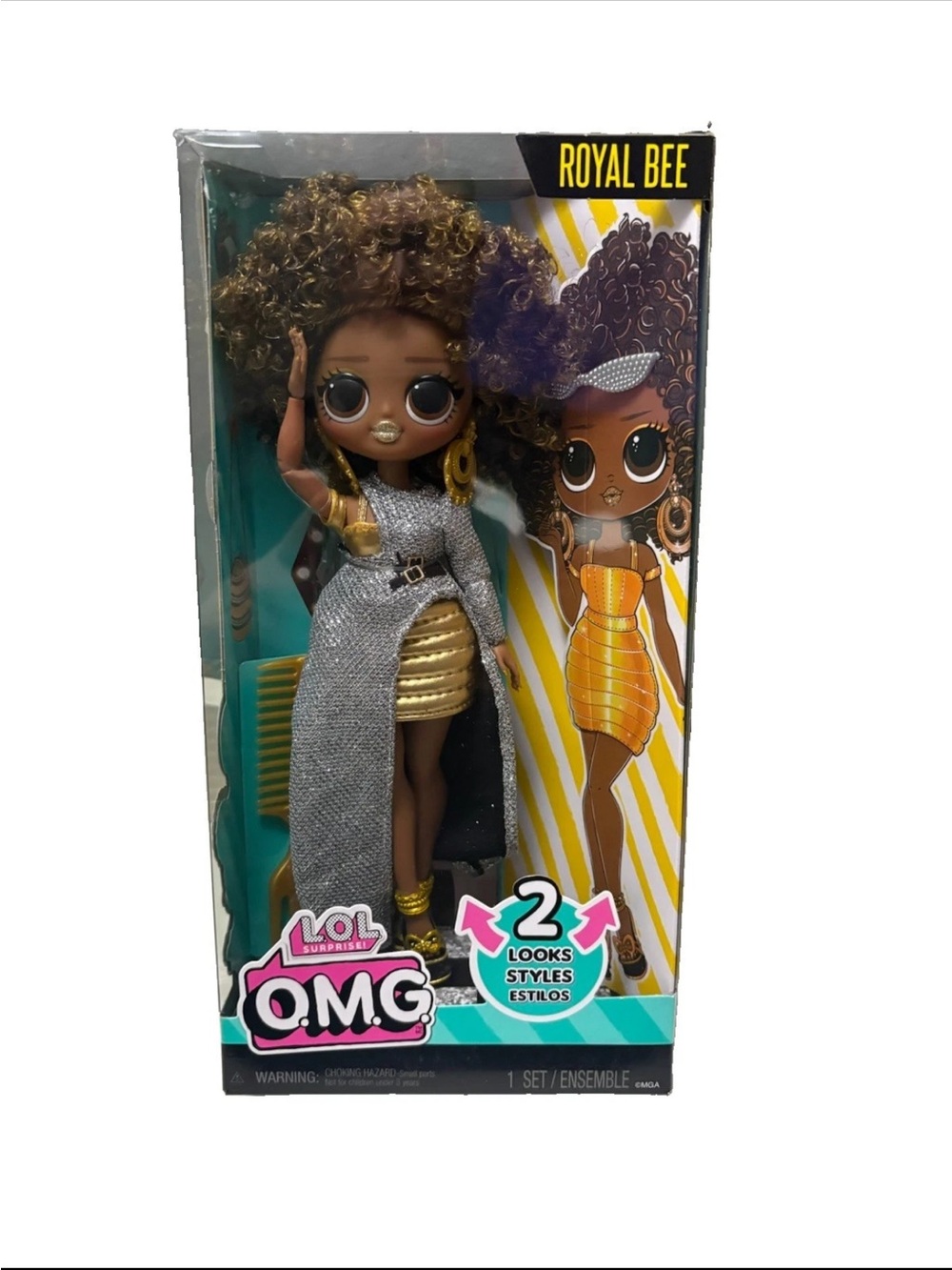 LOL Surprise OMG Royal Bee Fashion Doll with Multiple Surprises Included New